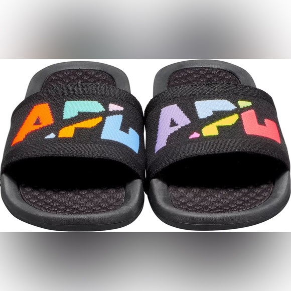 APL Big Logo Techloom Slides Black SZ 11 - Picture 3 of 12